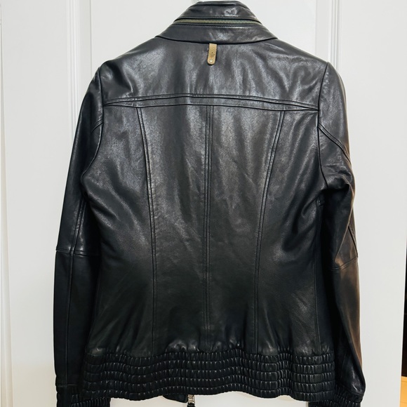 [Sold] Mackage x Aritzia Genuine Lamb Leather Jacket, Size M - Picture 9 of 11